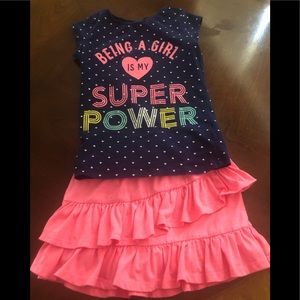 Carter’s Shirt and skort combo